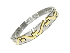Magnetarmband  mit Gold veredelt,  ESM 021